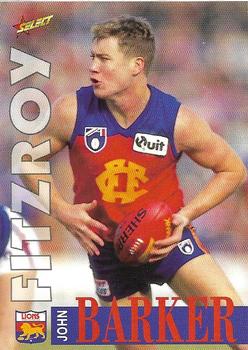 1996 Select AFL #195 John Barker Front